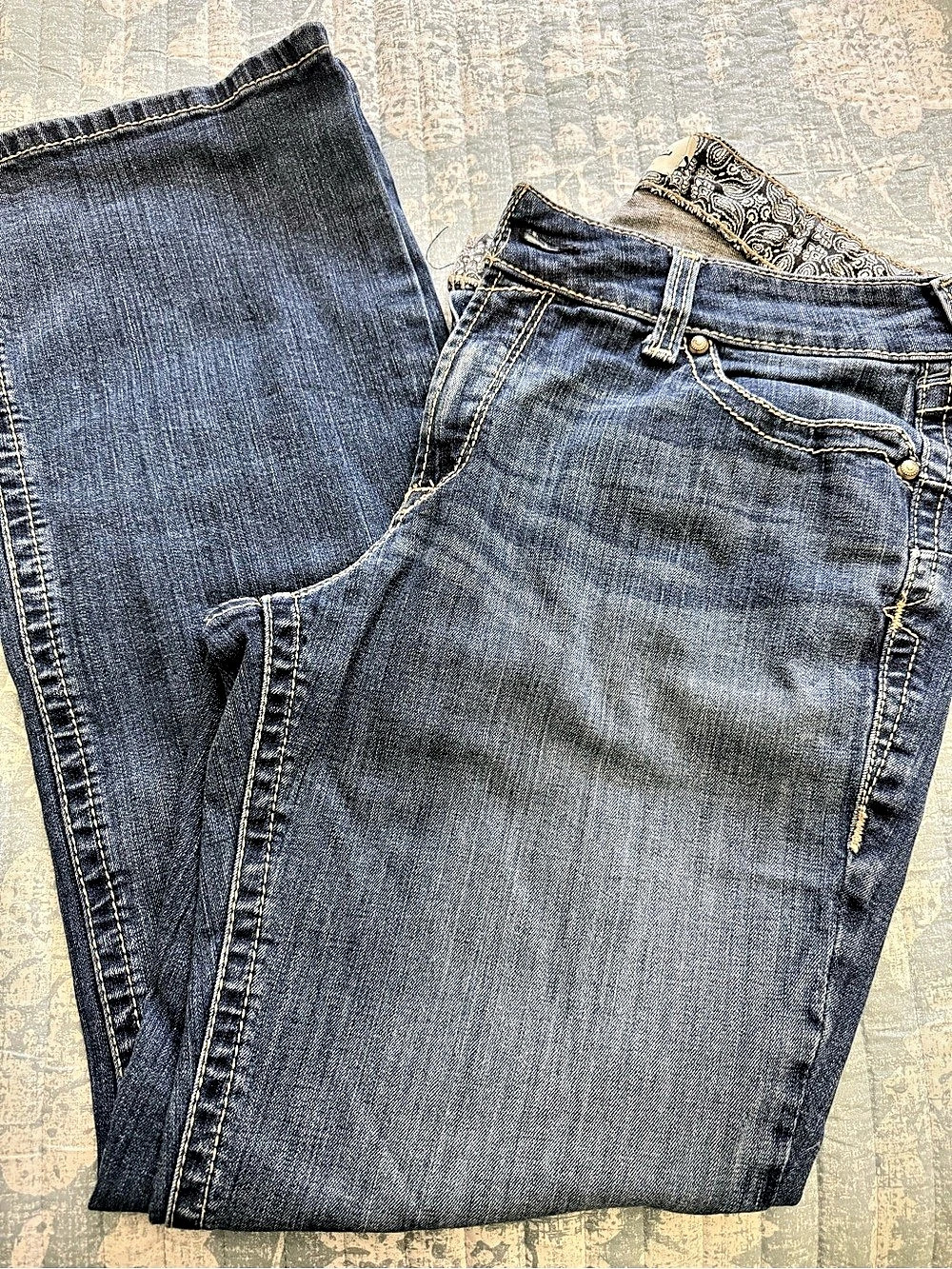 Ariat Boot Cut Jeans Blue Waist 34R